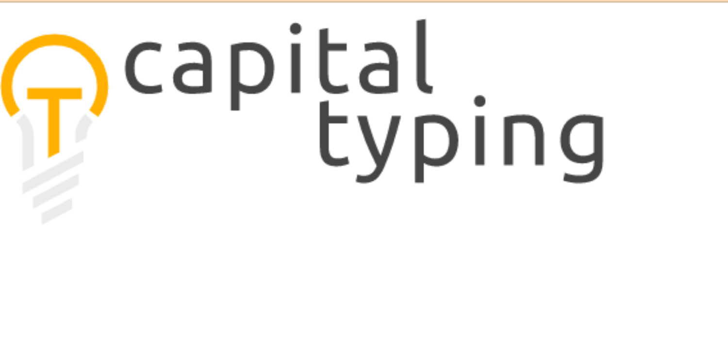 capital typing