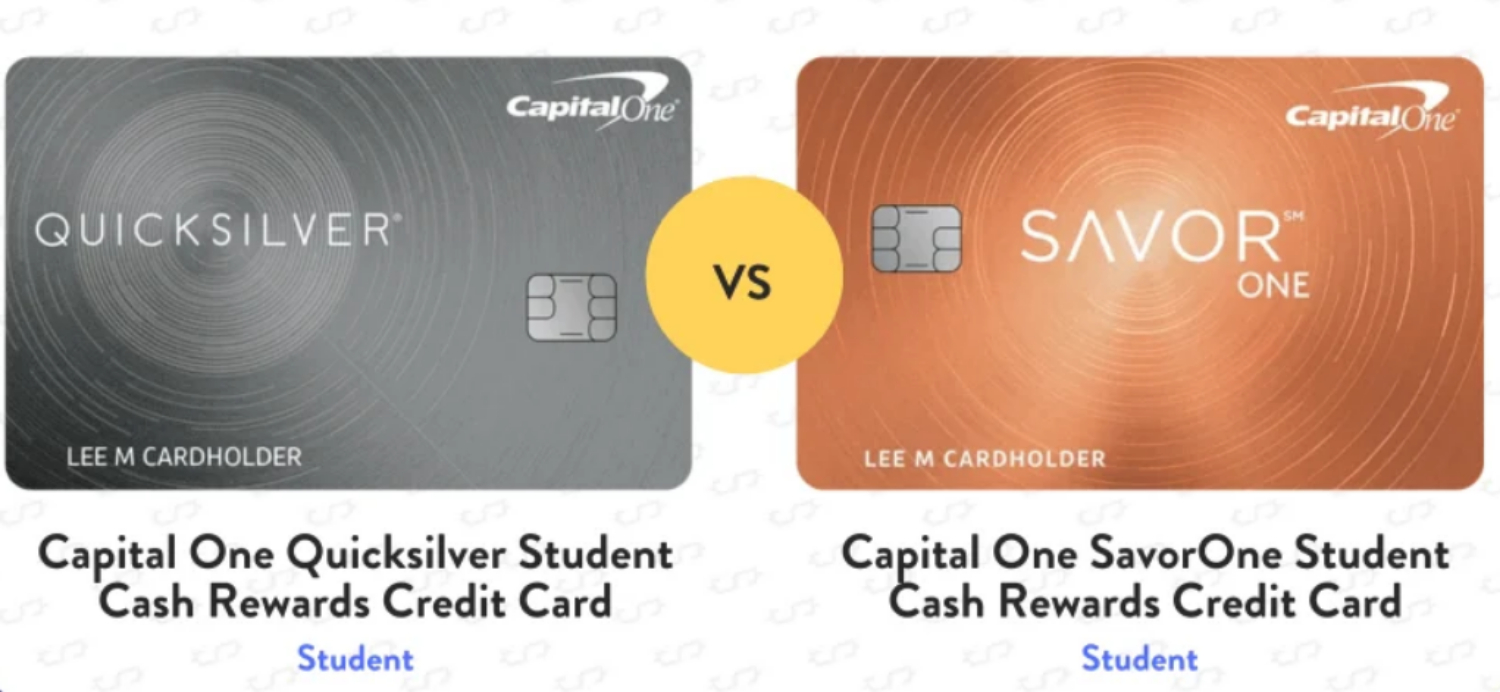 capital one savor cash rewards vs. quicksilver cash rewards cards