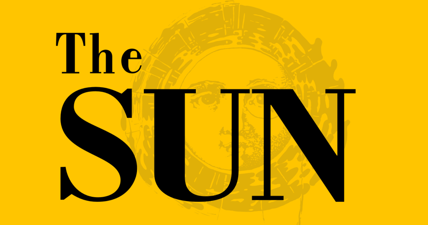 The sun (