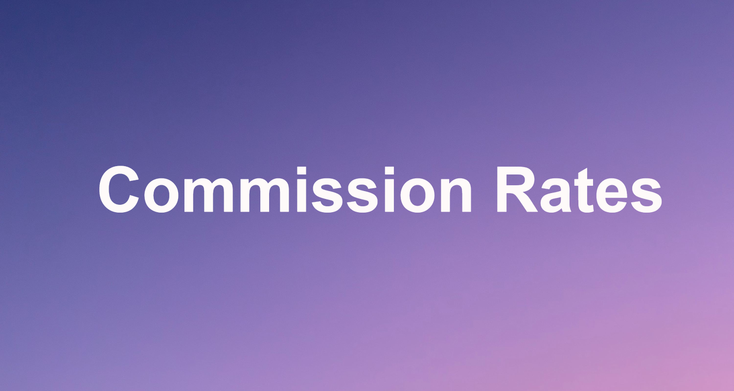 Commission rates