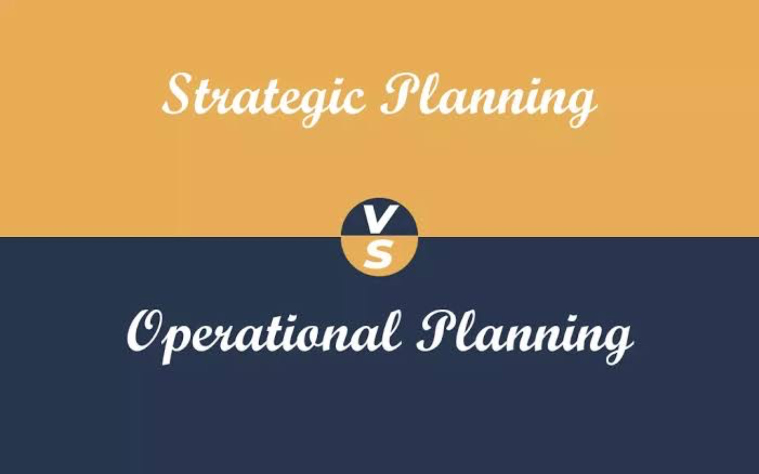 strategic planning vs annual operating planning