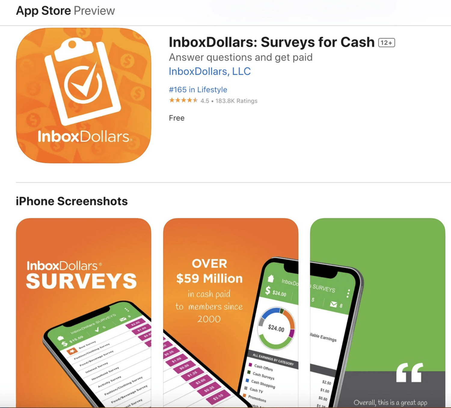inboxdollar app