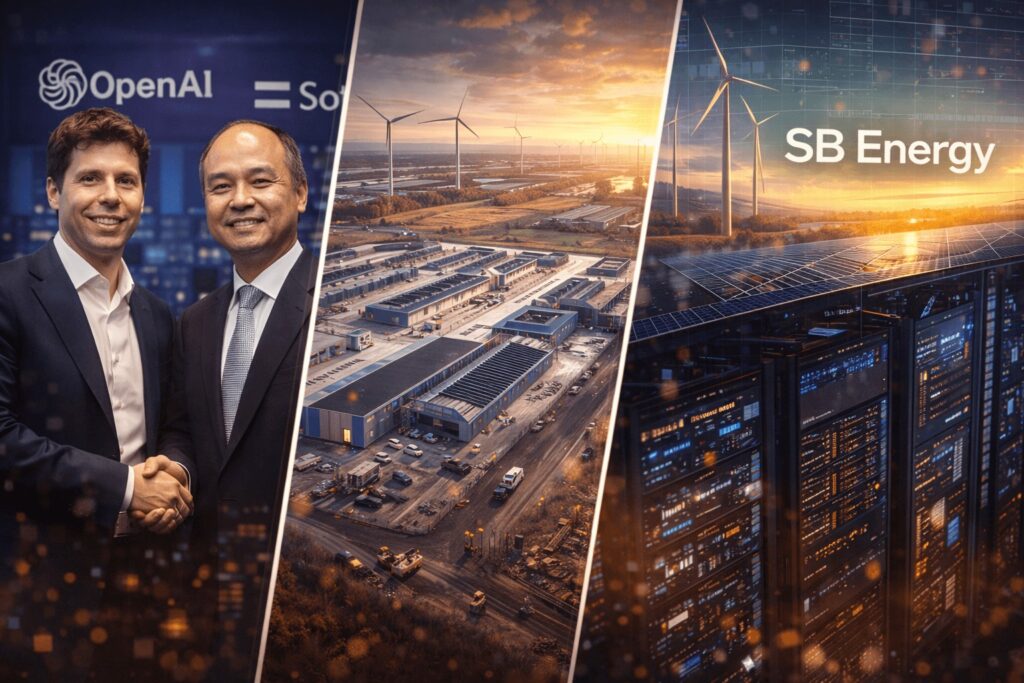 OpenAI and SoftBank Commit $1 Billion to SB Energy for Next-Generation AI Data Centers and Stargate Expansion