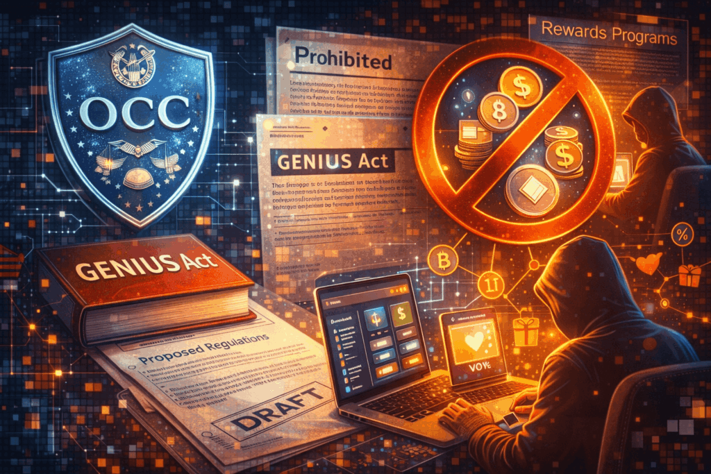 The OCC’s Proposed Stablecoin Rules Under GENIUS Act Raise Concerns for Crypto Platforms and Rewards Programs