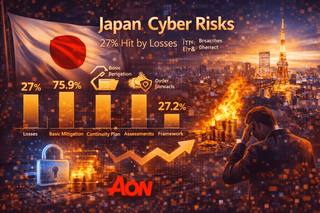 Japan Cyber Risks Surge: 27% Hit by Losses Expose Insurance Coverage Shortfalls – Aon 2025 Survey Insights