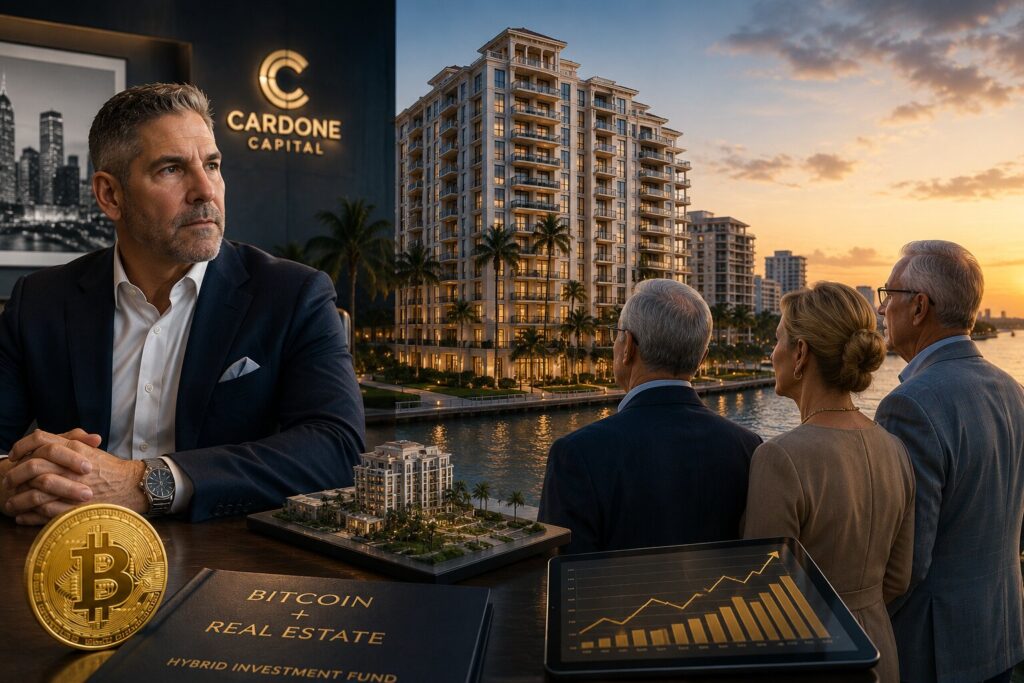 Grant Cardone’s Bitcoin and Real Estate Hybrid Funds Draw an Unexpected Demographic