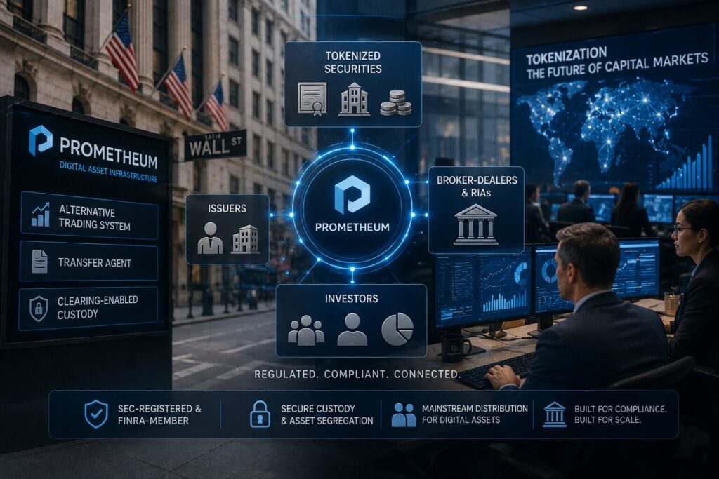 Prometheum Targets Wall Street Distribution as the Catalyst for Tokenized Securities